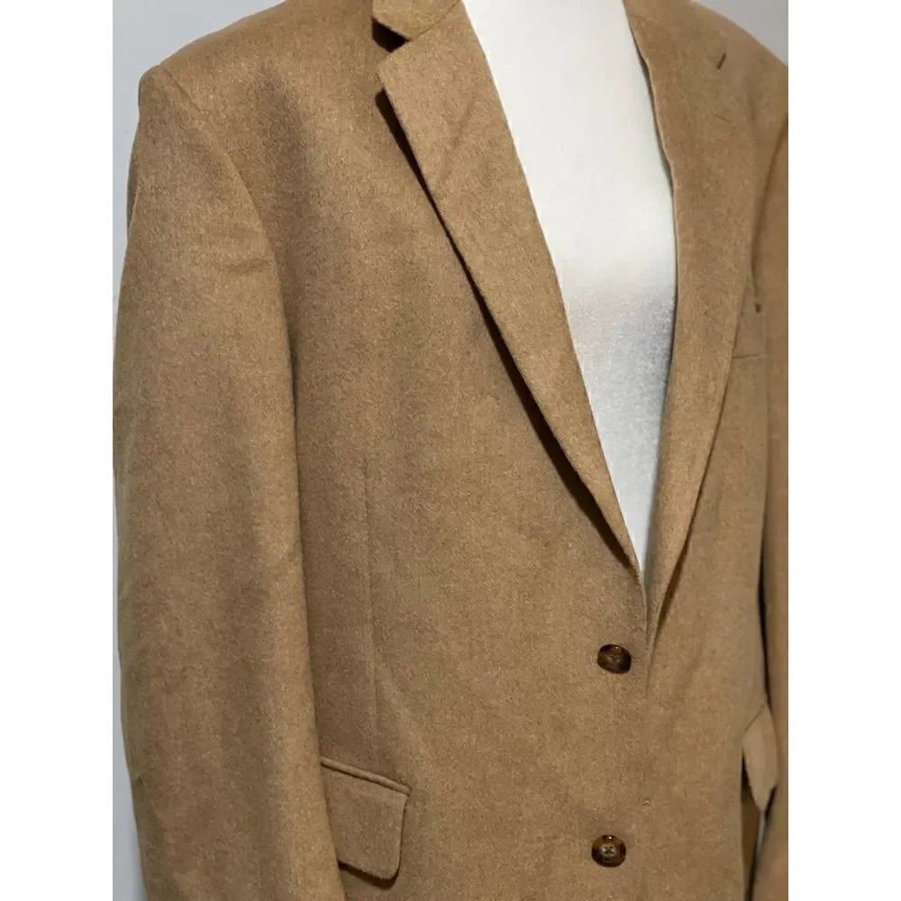Camel hair 100% for Belk sport jacket blazer